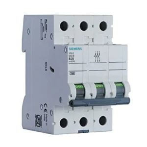 Siemens 5SL63107RC 10 A Three Pole MCB
