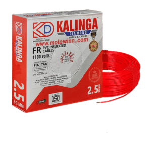 Kalinga Plus 2.5 Sq.mm (Length 90 m) FR PVC Insulated Cable Red