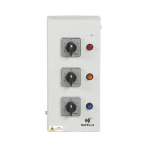 Havells 63A Manual Phase Selector Vertical-Enclosure Distribution Board DHDATVFS63